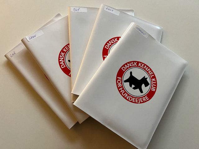 Nu med DKK stam og sundhedsbøger. R banden blev vaccineret 02.12.22 